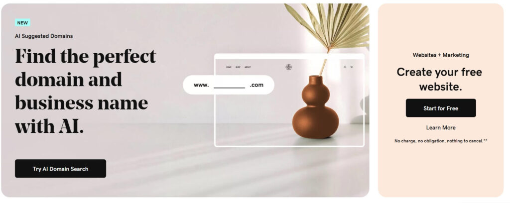 GoDaddy Best for Domain Features
